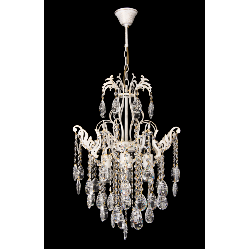 Lampa Kryształowa Biała